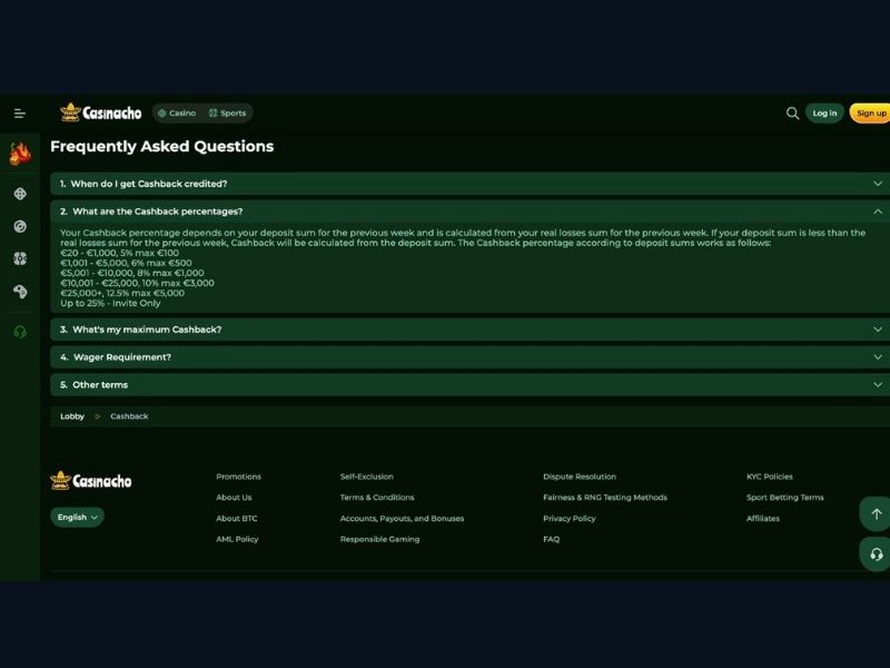 Torneos Casinacho Casino Nacho Casino para España — siete premios en juego